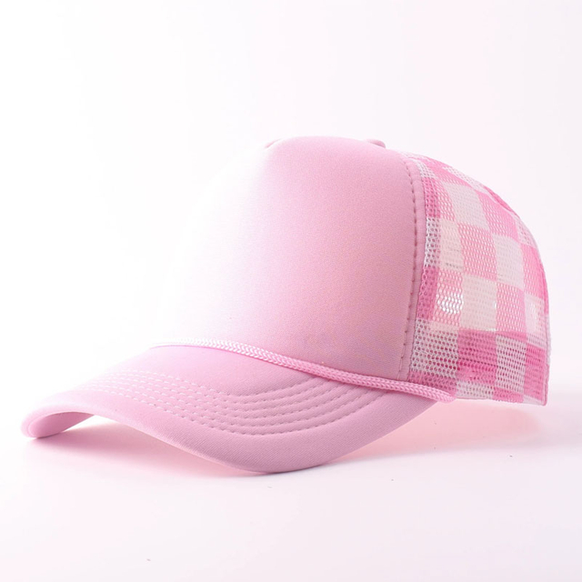 Custom Logo Blank Colorful Mesh Trucker Caps Fashion Breathable Waterproof Sports Baseball Hats