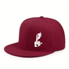 OEM Custom Fashion Simple Snapback Cap Popular Solid Printed Waterproof Flat Brim Hats