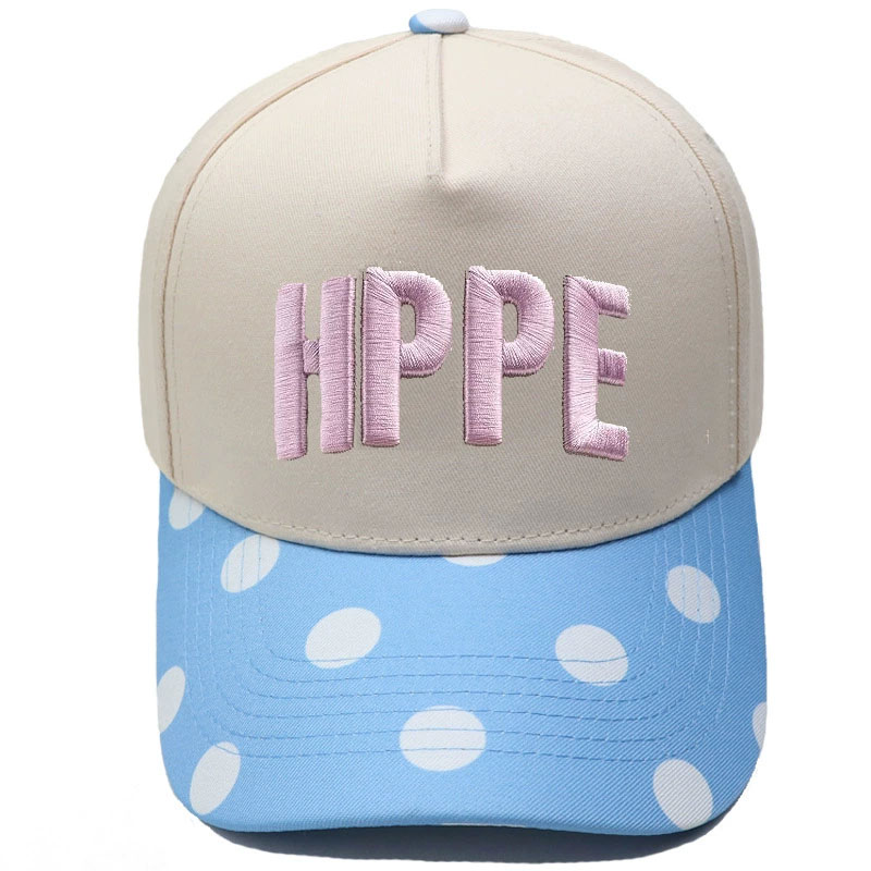 Wholesale 5 Panel Fashion Contrast Color Snapback Baseball Cap Leisure Sports Woman Hat