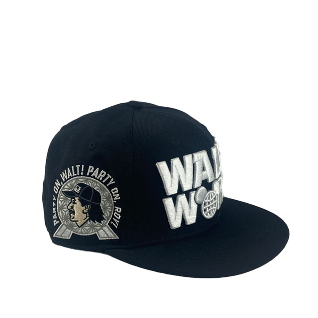 High Quality 6 Panel Black Snapback Cap Custom 3D Embroidery Waterproof Flat Brim Hat Leisure Sports Caps