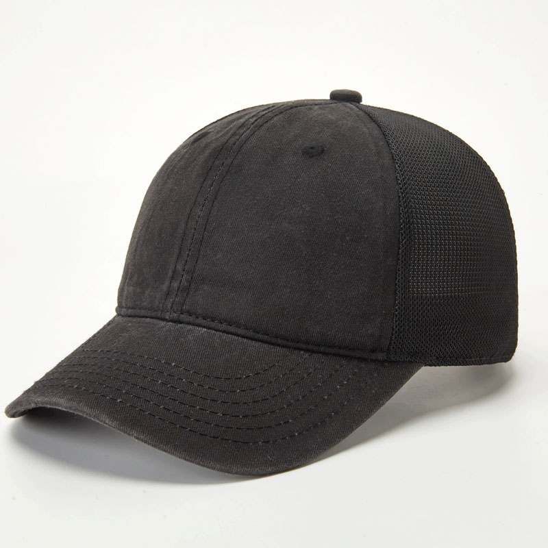 Factory Custom Logo Mesh Breathable Trucker Cap Summer Fashion New Design 6 Panel Baseball Hat Cotton Gorras