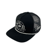 Custom 5 Panel Embroidery Rope Mesh Trucker Hat High Quality Summer Breathable Snapback Cap