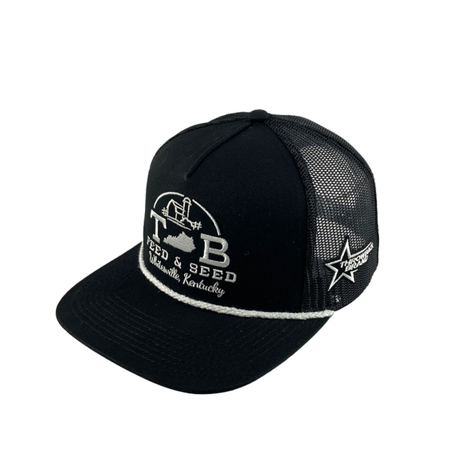 Custom 5 Panel Embroidery Rope Mesh Trucker Hat High Quality Summer Breathable Snapback Cap