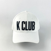 Popular White Embroidery Letter 6 Panel Baseball Cap Custom Color Casual Travel Golf Hat