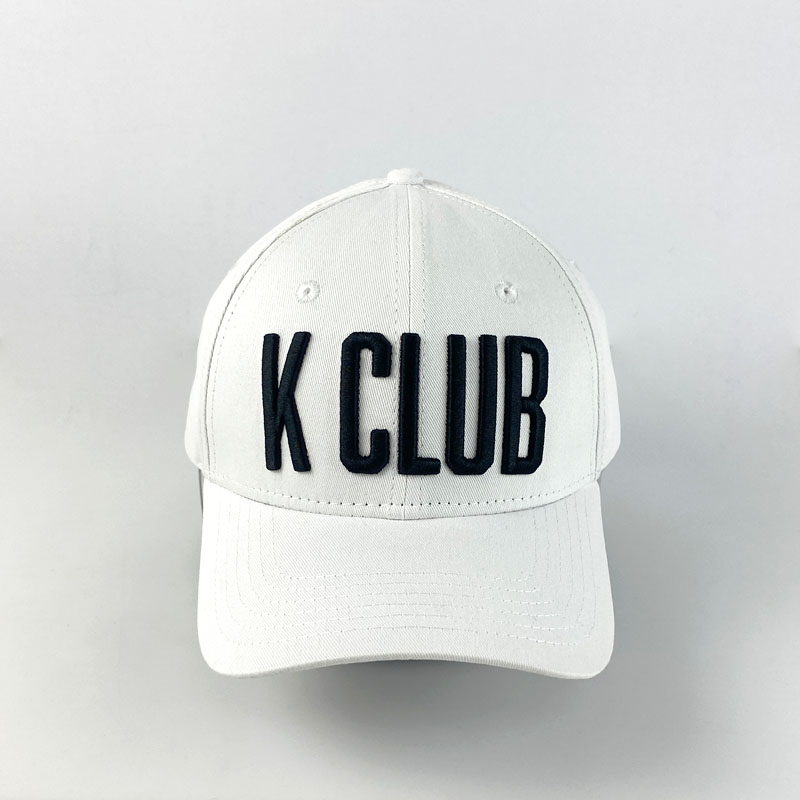 Popular White Embroidery Letter 6 Panel Baseball Cap Custom Color Casual Travel Golf Hat