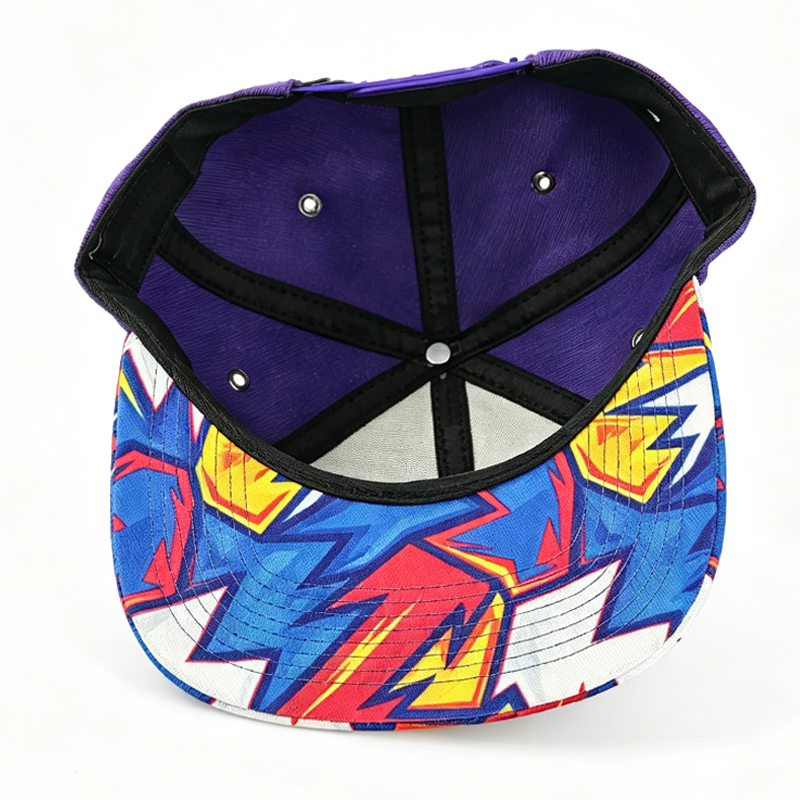 Custom Logo Embroidered Printing Snapback Hat Fashion Colorful Hip Hop Sports Baseball Caps