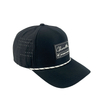 High Quality OEM Blue 5 Panel Rubber Snapback Cap Custom Fashion Breathable Cotton Baseball Hat for Adult