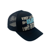 Custom Logo 5 Panel Mesh Trucker Cap Summer Breathable Running Gym Sports Baseball Hat