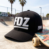 Wholesale Black 6 Panel Sport Snapback Cap Custom Embroidery Breathable Outdoor Leisure Hat
