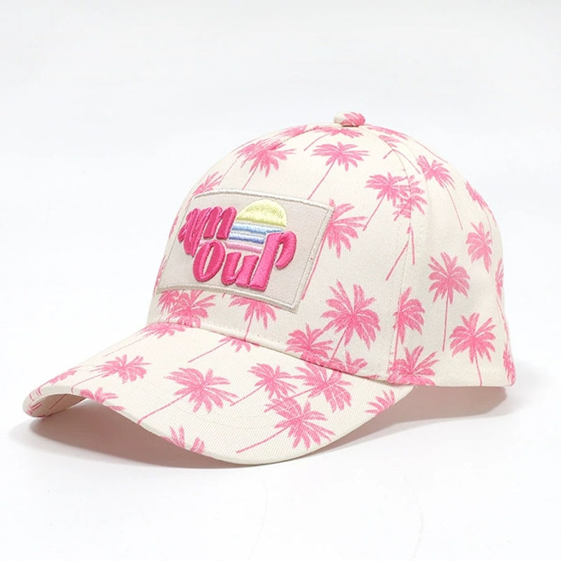 Stylish Contrast Color 3D Embroidered Baseball Cap Custom Logo 5 Panel Unisex Running Sports Hat