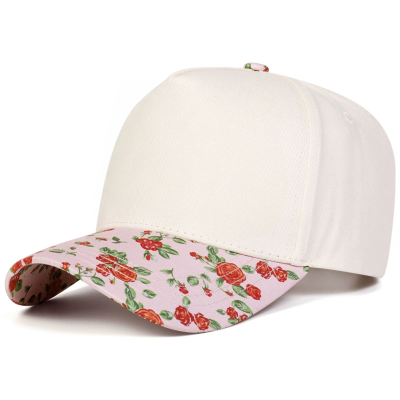 Fashion Printed Leisure Visor Baseball Cap Custom New 5 Panel Summer Women Hat