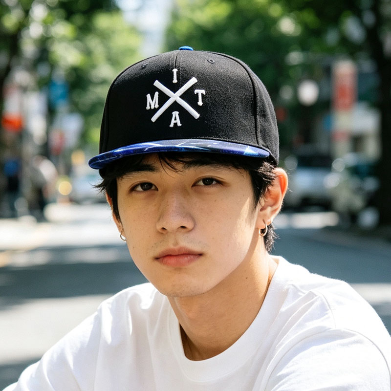  Fashion Trendy Letter Men Snapback Cap Custom Logo Personalized Street Hip Hop Flat Brim Caps 