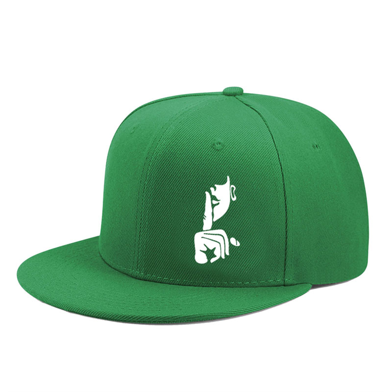 OEM Custom Fashion Simple Snapback Cap Popular Solid Printed Waterproof Flat Brim Hats