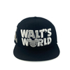 High Quality 6 Panel Black Snapback Cap Custom 3D Embroidery Waterproof Flat Brim Hat Leisure Sports Caps