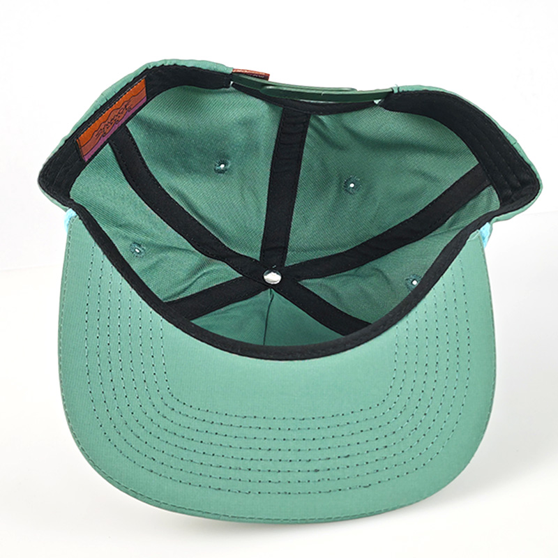 Custom Embroidery Patch Rope 5 Panel Snapback Cap High Quality Retro Baseball Hat for Streetwear