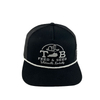 Custom 5 Panel Embroidery Rope Mesh Trucker Hat High Quality Summer Breathable Snapback Cap