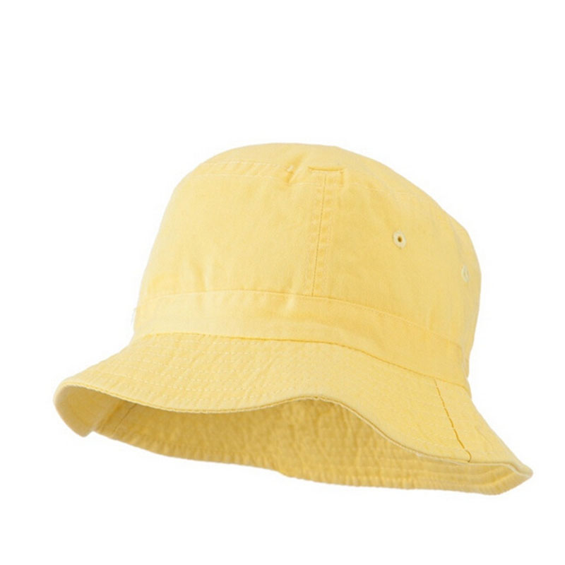 Promotional Red Blank Cotton Bucket Hat Adults Outdoor Fishing Hats Women Beach Travel Cap