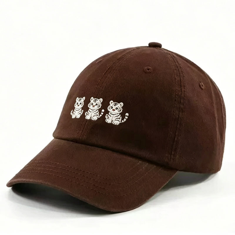 Fashion Cotton Golf Baseball Cap Custom Animal Embroidery Unisex Adjustable Outdoor Hat