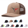 Custom Fashion Simple Designed Mesh Trucker Cap Two Color Curved Brim Fishing Hat