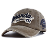 Custom Embroidery Patch Unisex Wash Baseball Cap Casual Sport Fashion Trendy Denim Hat