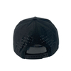 High Quality OEM Blue 5 Panel Rubber Snapback Cap Custom Fashion Breathable Cotton Baseball Hat for Adult