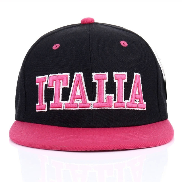 Factory Wholesale Fashion Embroidery Snapback Hat Trend Hip Hop Two Color Flat Brim Cap