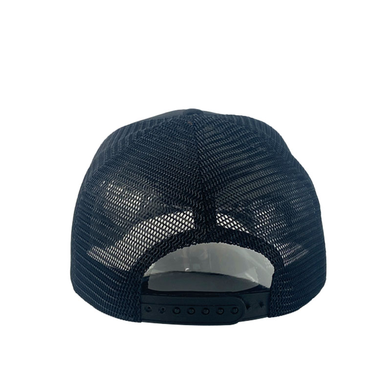 Custom Logo 5 Panel Mesh Trucker Cap Summer Breathable Running Gym Sports Baseball Hat