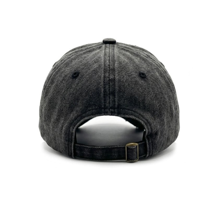 New Custom Wash Denim Colorful Baseball Cap Summer Adjustable Outdoor Sports Curve Hat