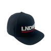 Wholesale Black Embroidery Unisex Snapback Cap Custom 6 Panel Fashion Sport Flat Brim Hat