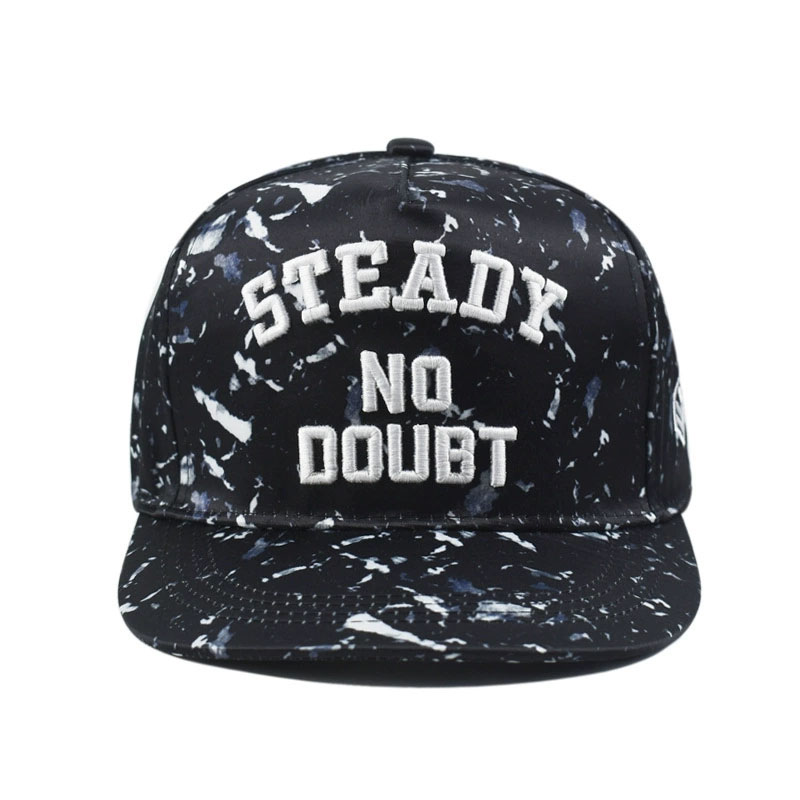Wholesale Vintage Fashion Youth Street Snapback Cap Custom Embroidery Printed Hip Hop Flat Brim Hat