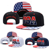 Custom Diamond Embroidery Black Snapback Cap Promotional Plain Leisure Flat Brim Dandy Hat