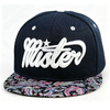 Custom Embroidered Printing 6 Panel Snapback Hat Vintage Hip-Hop Street Sport Flat Brim Baseball Hat