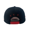 High Quality Black Embroidery Snapback Cap Custom Logo Fashion Trend Hip Hop Hat