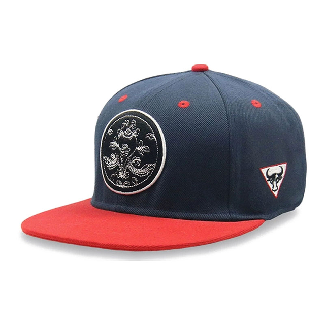 Custom Embroidery Patch Logo 6 Panel Snapback Hat Summer Outdoor Sport Flat Brim Cap