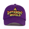 Promotional Purple Simple Embroidered Fashion Leisure Baseball Cap Custom Logo Adjustable Hat