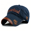 High Quality Leather Patch Baseball Cap Custom Embroidery Logo Denim Hat for Vintage Casual Style