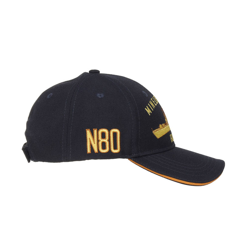 Custom Stylish Embroidered Logo Baseball Cap Cotton Vintage Leisure Sports Hat for Naval Craft Memorial
