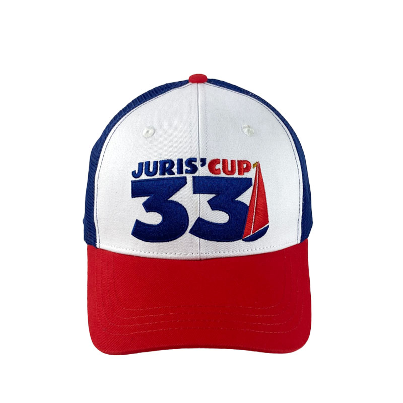 Custom Fashion Contrast Embroidery Trucker Hat Summer Breathable Mesh Baseball Cap for Outdoor Sports Racing