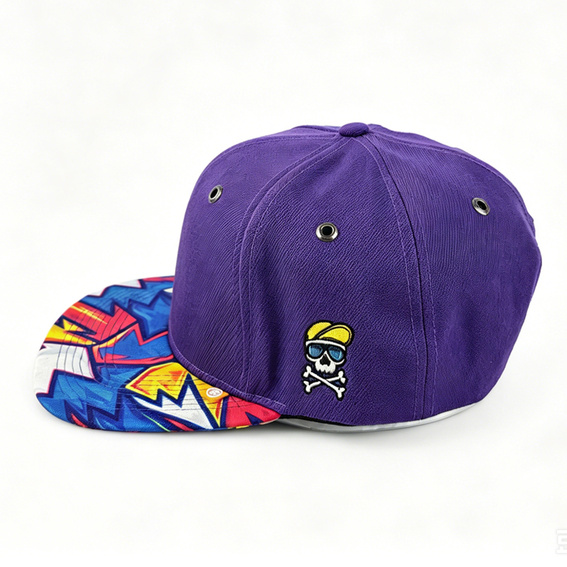 Custom Logo Embroidered Printing Snapback Hat Fashion Colorful Hip Hop Sports Baseball Caps